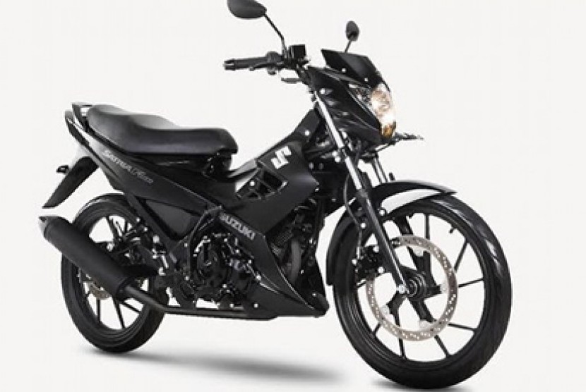 Satria FU150 Black Pedator