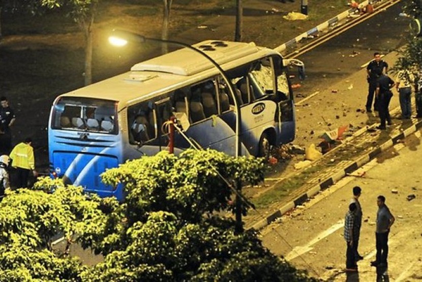 Kecelakaan bus yang mengakibatkan belasan korban tewas (ilustrasi)