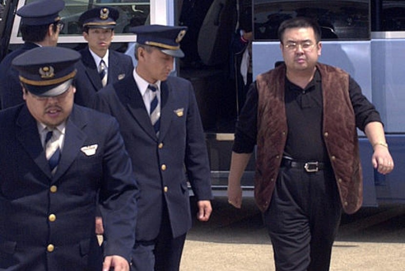 Saudara seayah Pemimpin Korea Utara Kim Jong-un, Kim Jong-nam.