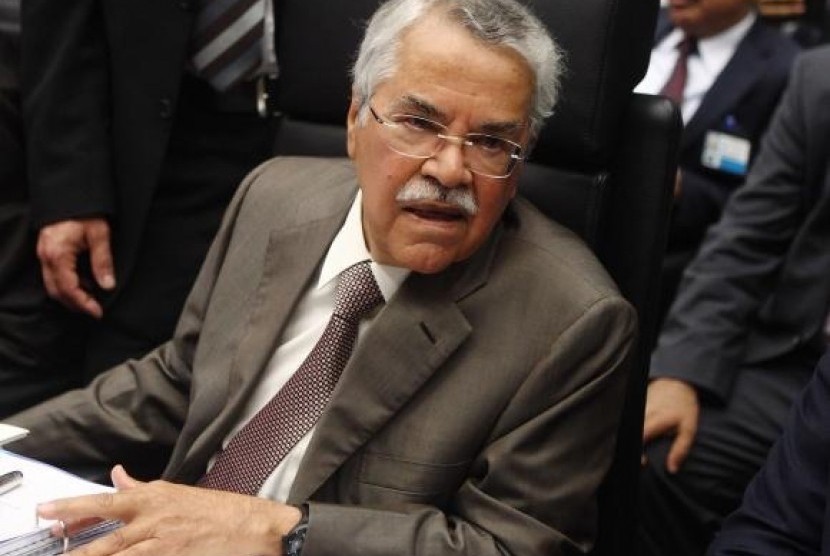 Saudi Arabia's Oil Minister Ali al-Naimi talks to journalists before a meeting of OPEC oil ministers in Vienna in this June 11, 2014 file photo.