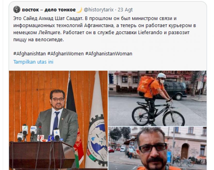 Sayed Sadat ramai diperbincangkan netizen.