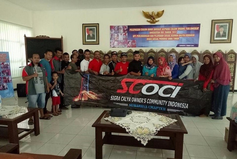 ScocIndonesia gelar kegiatan sosial di dinas sosial balita jawa timur