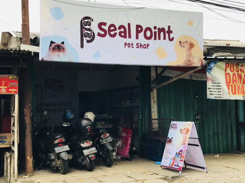 Seal Point Pet Shop di Jagakarsa, Jakarta Selatan.