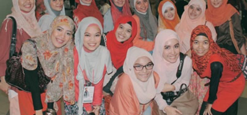 Sebagian anggota Hijabers Community dalam sebuah kesempatan
