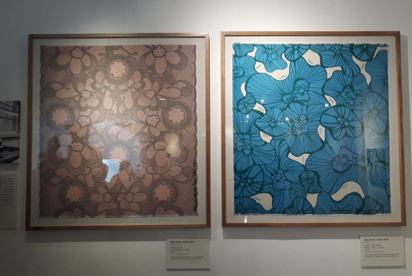 Sebagian lukisan dari pameran Solo Melissa Sunjaya bertajuk Serigraphy di Jakarta.