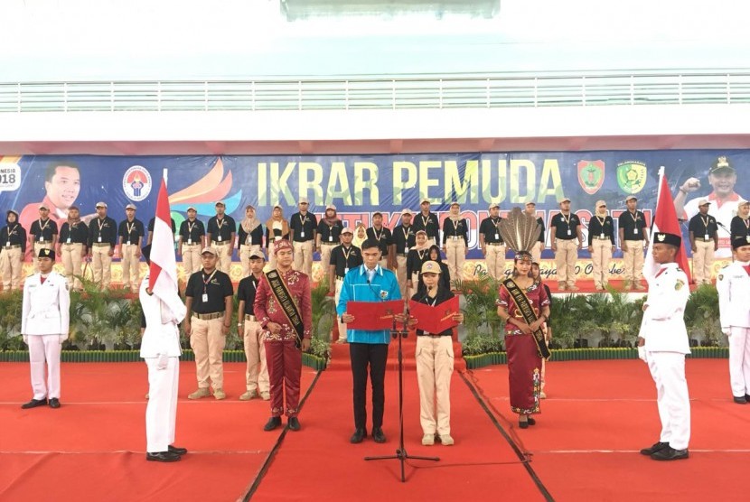Sebanyak 1.200 peserta mengkuti pembukaan acara Kirab Pemuda 2018 yang diinisiasati Dinas Pemuda dan Olahraga (Dispora) Provinsi Kalimantan Tengah (Kalteng), Sabtu (20/10) malam.