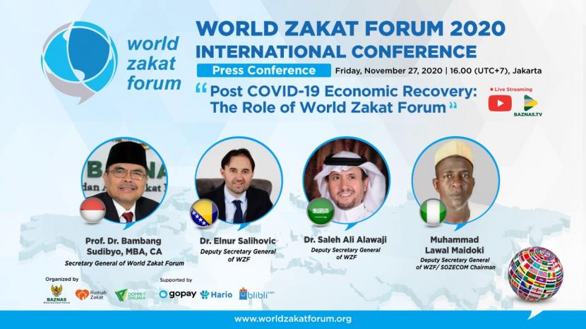 Sebanyak 1.282 pegiat zakat dari organisasi pengelola zakat di 26 negara menjadi peserta dalam Konferensi Internasional World Zakat Forum (WZF) 2020 yang digelar secara daring dan disiarkan langsung melalui kanal Youtube BAZNAS TV, Senin (30/11) dan Selasa (1/12) mendatang.