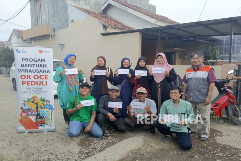 Sebanyak 10 peserta Program Bantuan Kewirausahaan dari OK OCE Peduli mengikuti kegiatan pembinaan bertema 