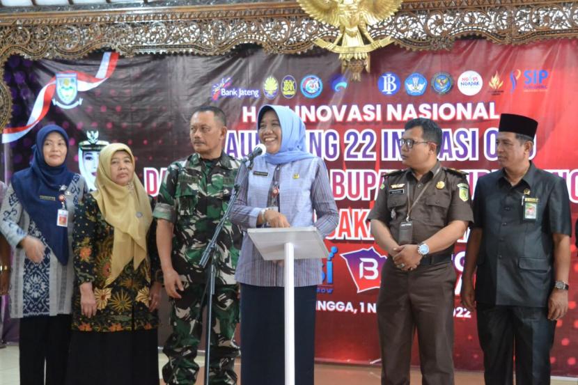 Sebanyak 22 inovasi dari sejumlah Organisasi Perangkat Daerah (OPD) Pemkab Purbalingga diluncurkan Selasa (1/11/22) di Pendopo Dipokusumo. 