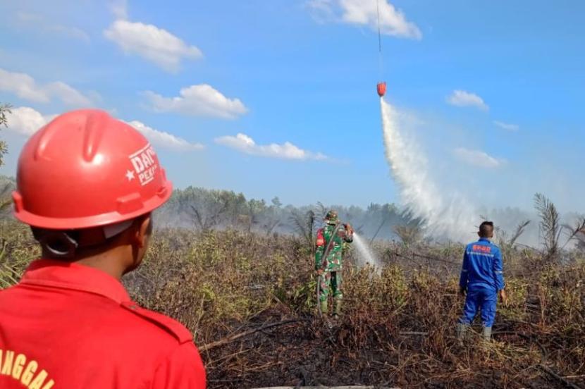 Sebanyak dua unit  helikopter water bombing dialihkan untuk memadamkan api akibat kebakaran hutan dan lahan di Provinsi Sumatera Selatan (Sumsel) dan Jawa Timur untuk mengantisipasi kebakaran hutan dan lahan di kawasan beberapa gunung. 