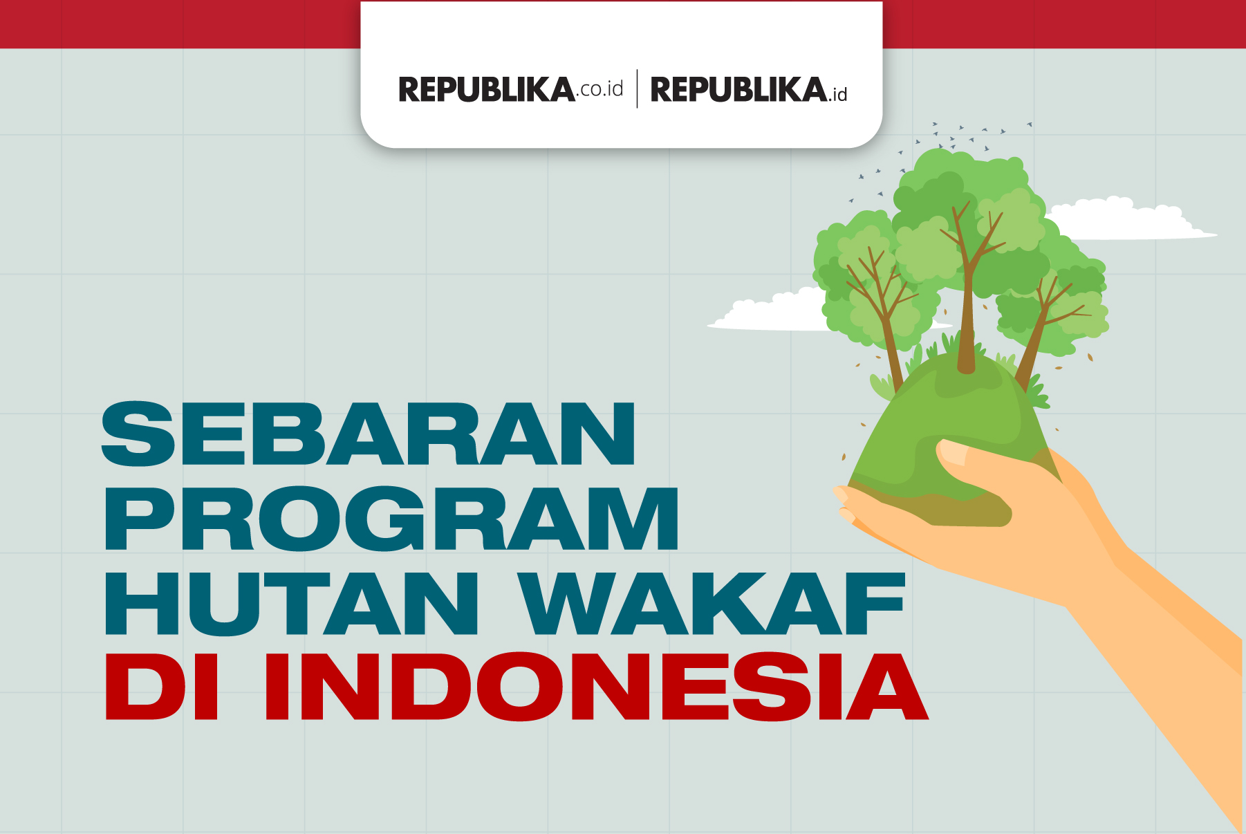 Sebaran Program Hutan Wakaf di Indonesia