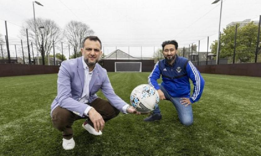 Sebuah badan amal Islam yang berbasis di Aberdeen telah berhasil mengubah daerah terlantar menjadi pusat sepak bola modern