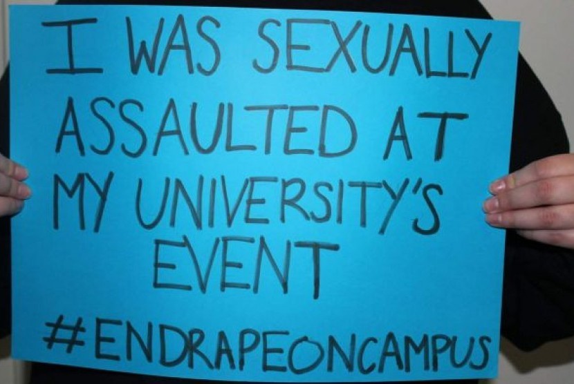 Sebuah kampanye yang dilakukan organisasi End Rape on Campus, mengingatnya banyak korban alami kekerasan seksual.