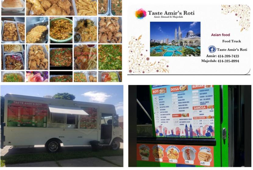 Muslim Rohingya Jalankan Bisnis Food Truck Halal di Milwaukee. Sebuah keluarga Muslim Rohingya di Milwaukee, kota terbesar di negara bagian Wisconsin, AS mengoperasikan satu-satunya truk makanan halal Malaysia di kota itu. 