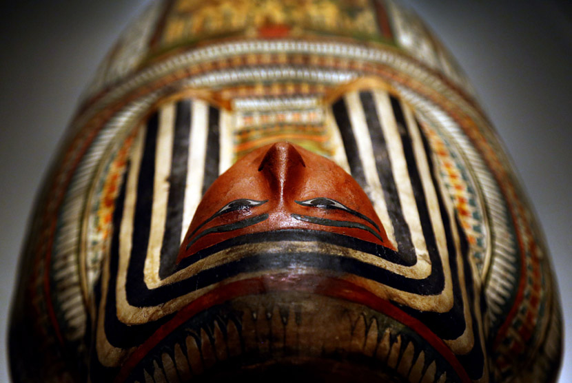  Sebuah mumi Mesir.  (AP/Wong Maye-E)