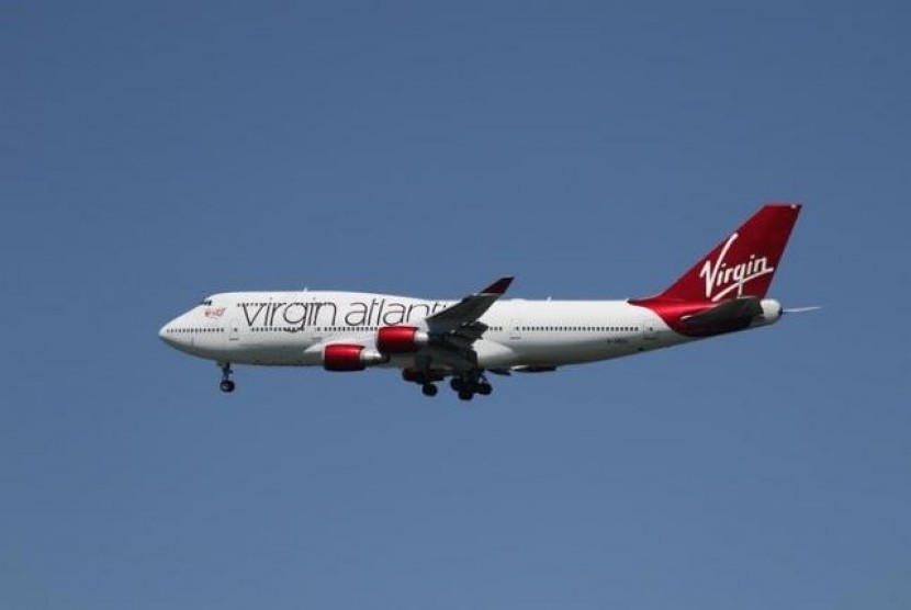 Sebuah pesawat Virgin Airways.(Reuters/Louis Nastro)