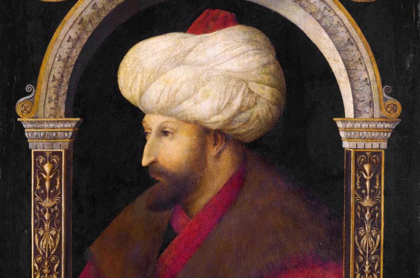 Mehmed Sang Penakluk: Era Baru Ottoman. Sebuah potret penguasan Ottoman Sultan Mehmed II yang dilukis pelukis Italia Gentile Bellini.