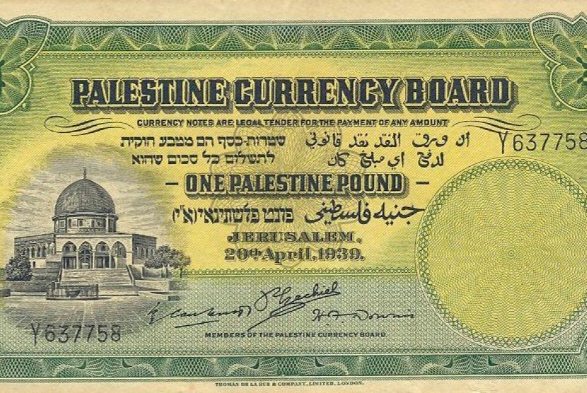 Sebuah uang lama Palestina keluaran 1939