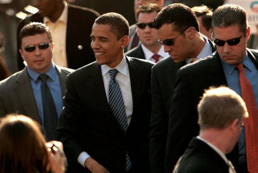 Secret Service mengawal Presiden AS, Barack Obama
