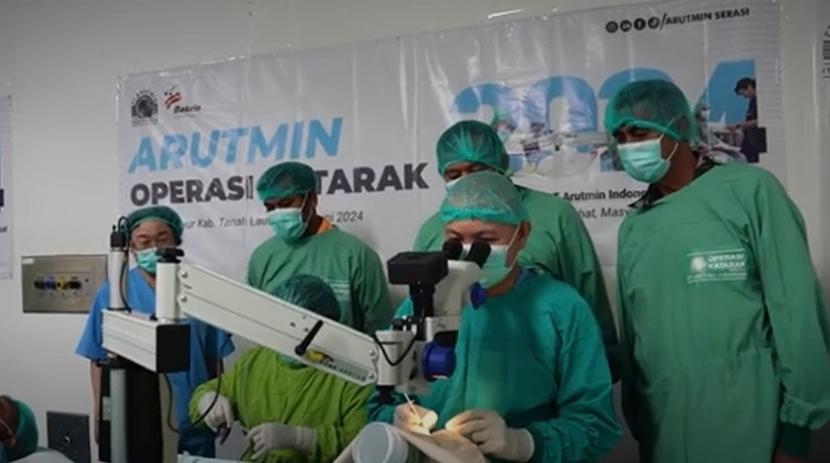 Sejak 2006 hingga 2024 tercatat 2.694 mata masyarakat penderita katarak maupun pterygium telah dioperasi Arutmin secara gratis.