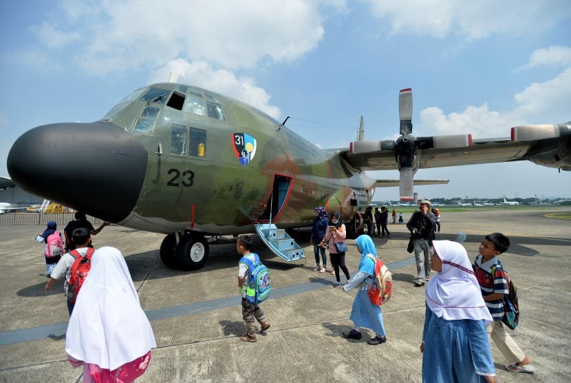 Pesawat angkut Hercules C-130 H. (Ilustrasi)