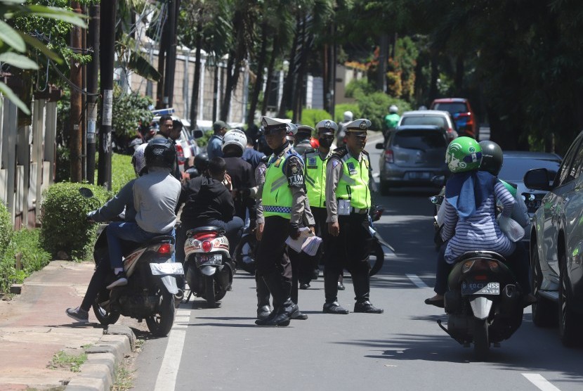 19 Motor Polisi di Jayawijaya Ditahan karena tak Lengkap. Foto ilustrasi razia kendaraan.