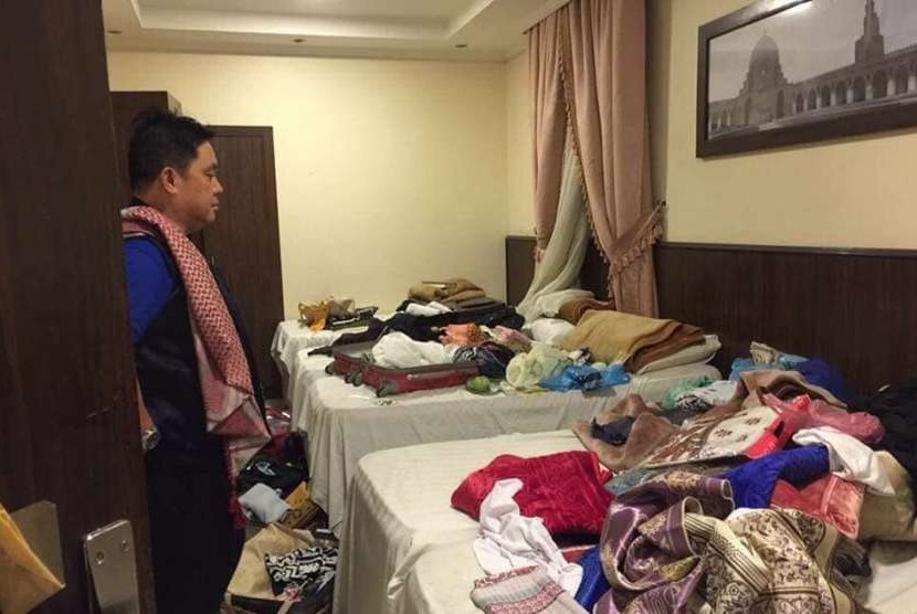 Sejumlah jamaah haji asal Filipina mengalami perampokan di kamar hotel tempat mereka menginap di Makkah.