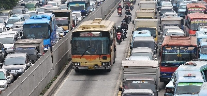 Kemacetan di Jakarta, ilustrasi
