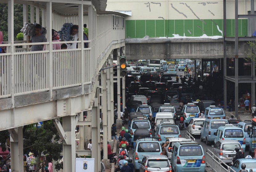 Kemacetan di Jakarta. (ilustrasi)