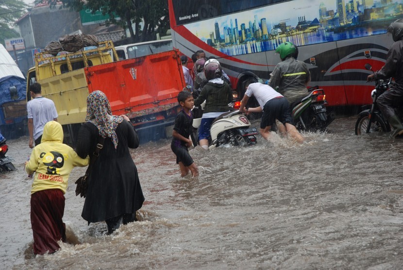 Banjir Kota Garut (ilustrasi)