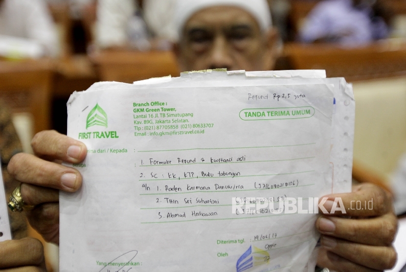 Sejumlah korban kasus penipuan dana umrah mengadu ke DPR RI (Ilustrasi). 