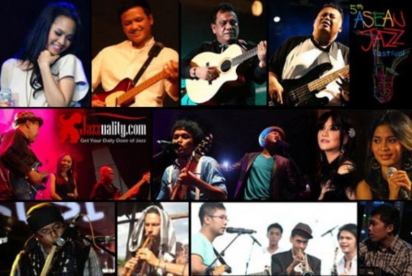 Sejumlah musisi jazz yang akan tampil di ASEAN Jazz kelima pada Juni 2012