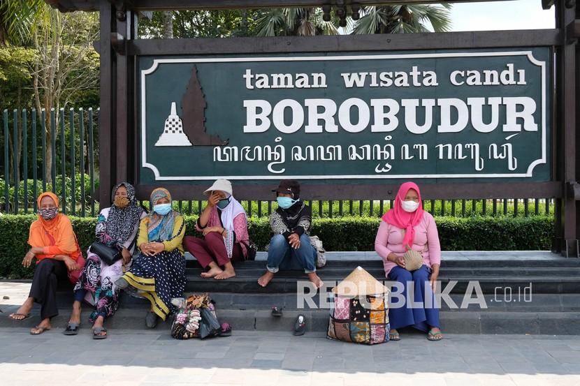 Pedagang AK14 Borobudur; Bisa Berjualan Kembali (ilustrasi).