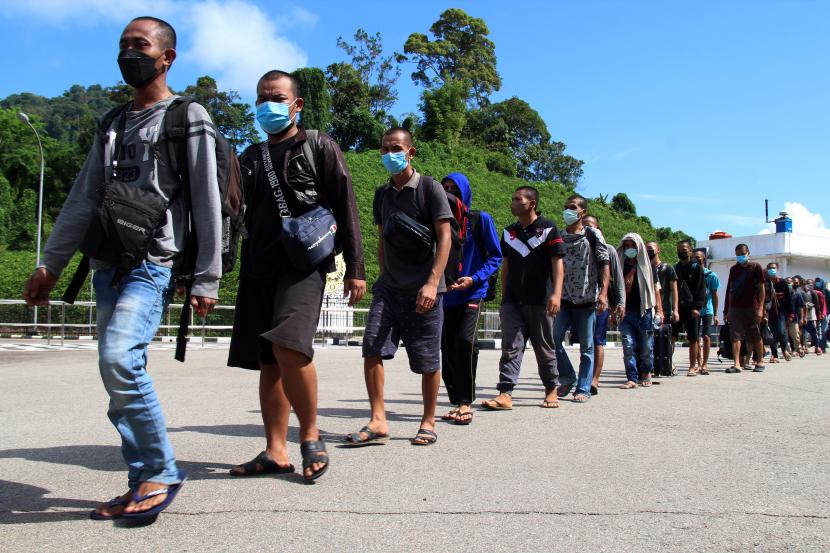 Sejumlah Pekerja Migran Indonesia