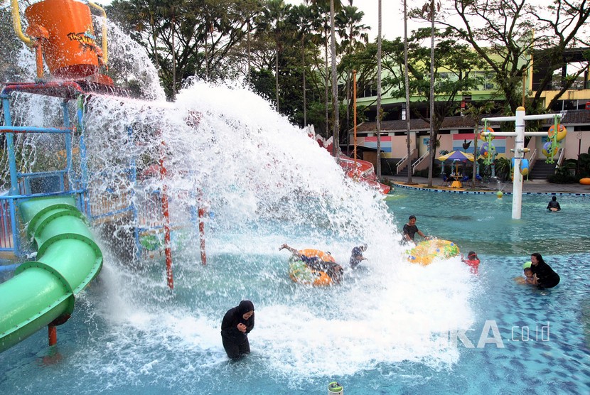 Wahana air (ilustrai). 20 objek wisata di Jawa Tengah yang didominasi wahana bermain air tutup karena pandemi Covid-19.