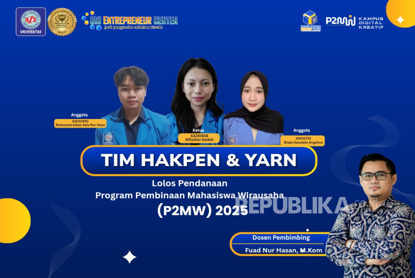 Sejumlah proposal usaha kreatif mahasiswa UBSI memperoleh dana P2WM.