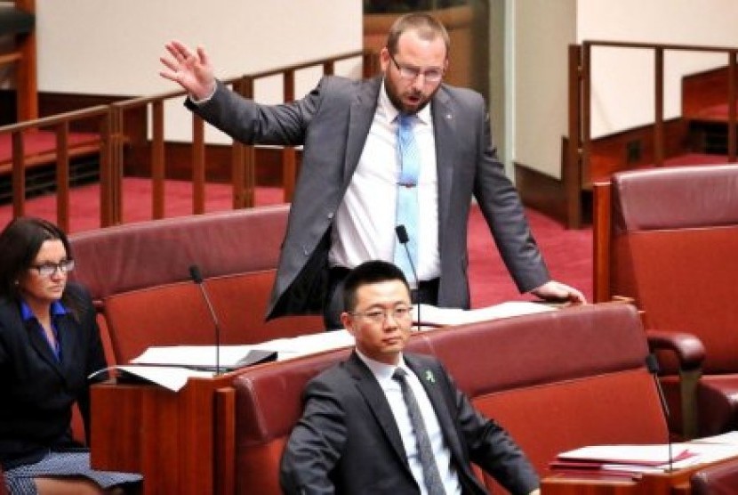 Sejumlah senator Australia dari partai kecil dan independen. 