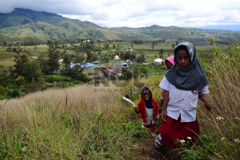 Warga Papua di daerah terpencil (ilustrasi)