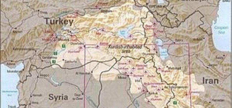 Sejumlah wilayah dengan keberadaan Suku Kurdi