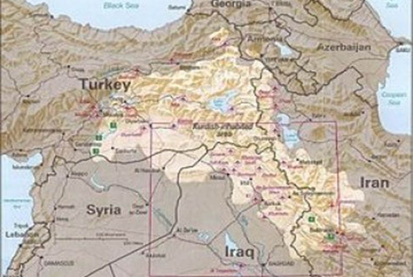 Sejumlah wilayah dengan keberadaan Suku Kurdi