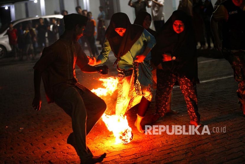 Perayaan pergantian tahun baru 1 Muharam 1441 Hijriah di Karawang, berlangsung meriah.