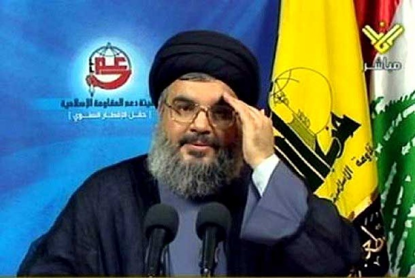 Sekertaris Jendral Hizbullah Sayyed Hassan Nasrallah 