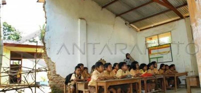 Sekitar 60 persen bangunan sekolah di Tangerang Selatan mengalami kerusakan. (ilustrasi)