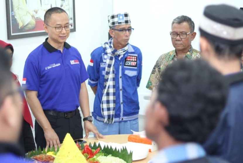 Sekjen DPP PAN Eddy Soeparno mengadakan tasyakuran sekaligus meresmikan Rumah Perjuangan yang ada di Kota Bogor, Jawa Barat, Jumat (25/5).