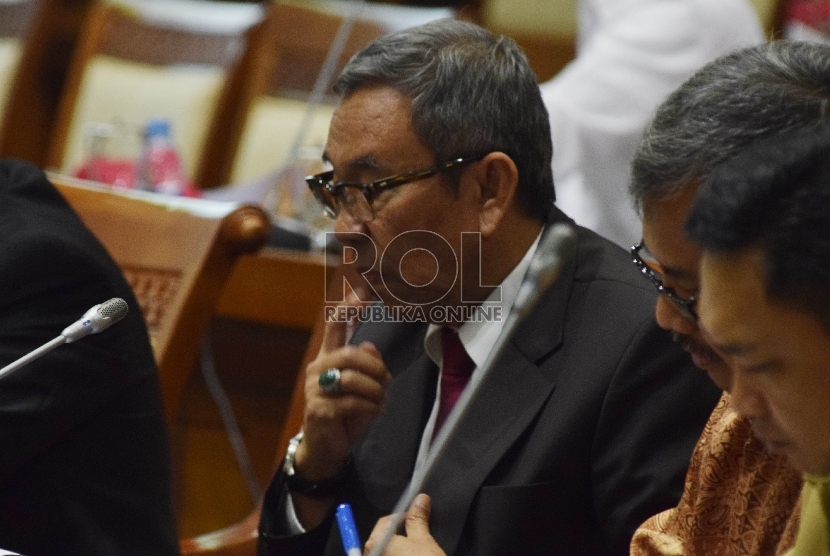 Sekjen Kemenag Nur Syam mengikuti Rapat Dengar Pendapat (RDP) dengan komisi VIII di Kompleks Parlemen (Ilustrasi)