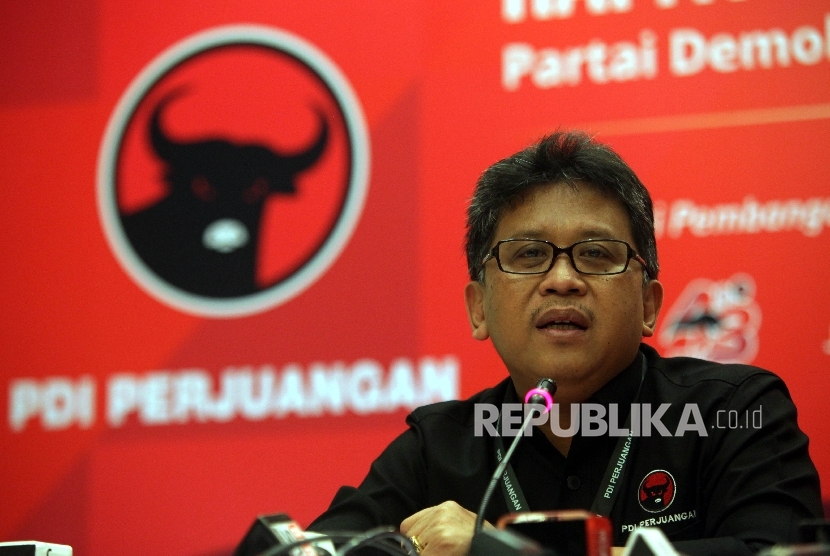  Sekjen Partai Demokrasi Indonesia Perjuangan (PDIP) Hasto Kristiyanto.