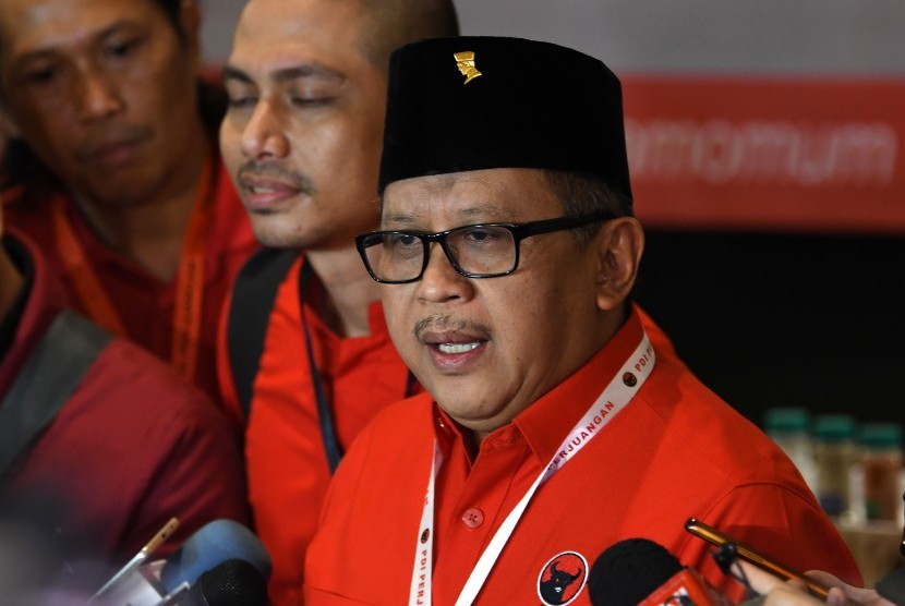 Sekjen Partai Demokrasi Indonesia Perjuangan (PDIP) Hasto Kristiyanto.