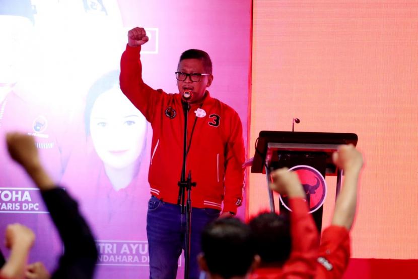Hari Ini, PDIP Umumkan Calon Wali Kota Surabaya. Foto: Sekjen PDIP, Hasto Kristiyanto.