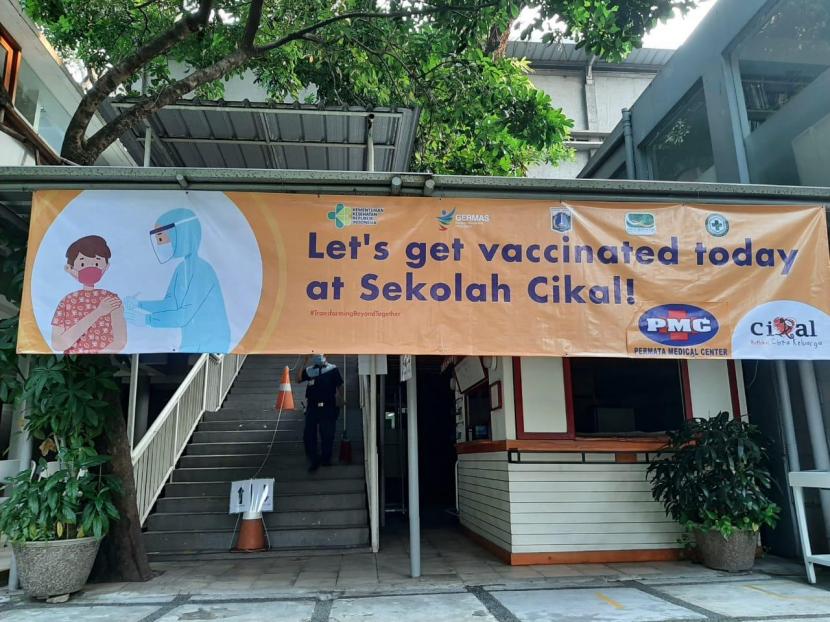 Sekolah Cikal menggelar vaksinasi untuk anak 12 hingga 17 tahun.