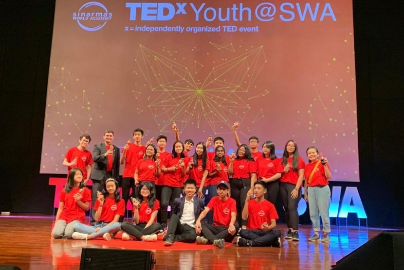Sekolah Sinarmas World Academy (SWA) menyelenggarakan konferensi inspiratif melalui ajang TEDxYouth di BSD, Sabtu (22/2).